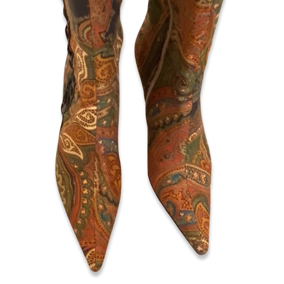 JIMMY CHOO BOOTS 7.5 SUPER SEXY Y2K ROCKSTAR - Picture 6 of 12